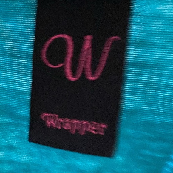 Turquoise Formal Tank Top - Picture 3 of 3